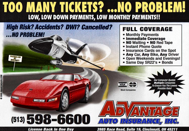 Cincinnati Auto Insurance Car SR22 Bond High Risk